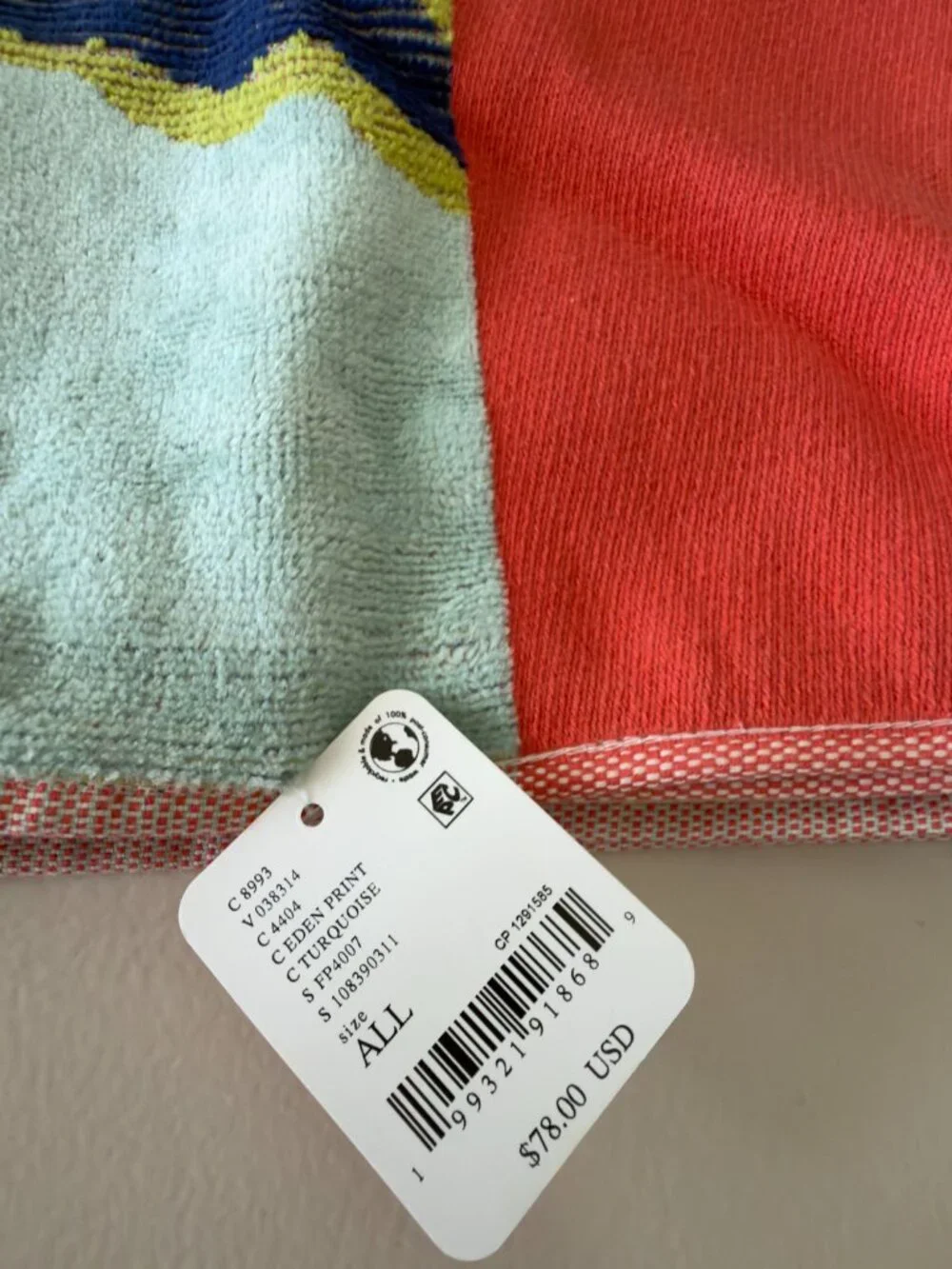 Free People nwt free towel
